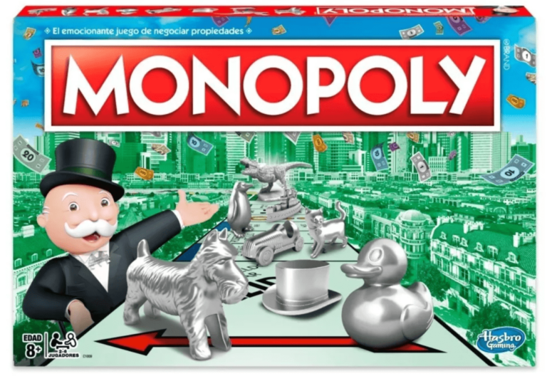 Juego de mesa MONOPOLY de Hasbro.
